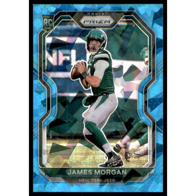 2020 Panini Prizm Prizms Blue Ice #356 James Morgan
