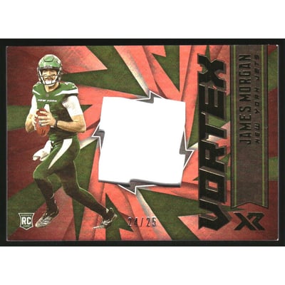 2020 Panini XR Vortex Materials Orange #36 James Morgan