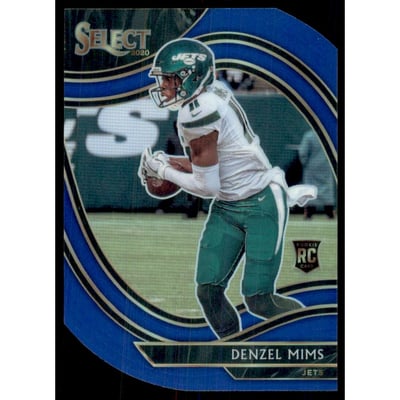 2020 Select Prizm Blue Die Cut #363 Denzel Mims