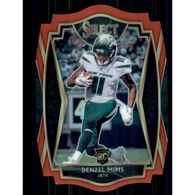 2020 Select Prizm Red Die Cut #163 Denzel Mims