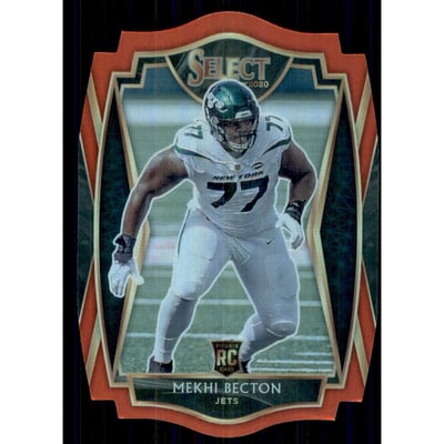 2020 Select Prizm Red Die Cut #190 Mekhi Becton