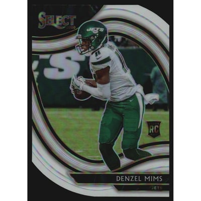 2020 Select Prizm White Die Cut #363 Denzel Mims