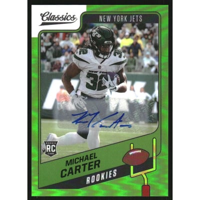 2021 Classics Significant Signatures Green #185 Michael Carter