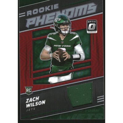 2021 Donruss Optic Rookie Phenoms Jerseys #2 Zach Wilson