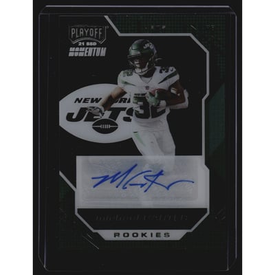 2021 Panini Chronicles Playoff Momentum Rookies Autographs #26 Michael Carter