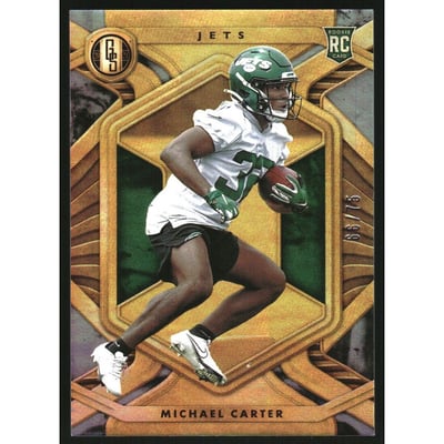 2021 Panini Gold Standard Platinum #118 Michael Carter