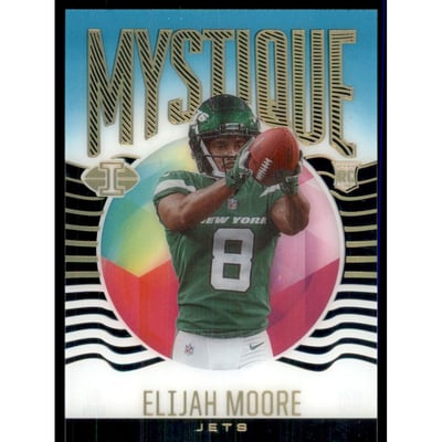2021 Panini Illusions Mystique Light Blue #16 Elijah Moore