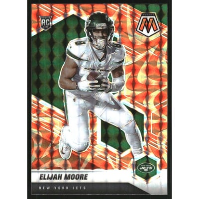 2021 Panini Mosaic Mosaic Reactive Orange #316 Elijah Moore