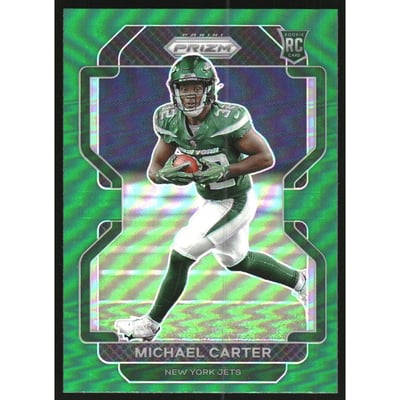 2021 Panini Prizm Prizms Green #365 Michael Carter
