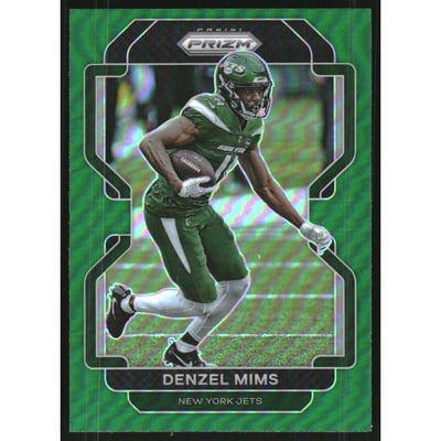 2021 Panini Prizm Prizms Green #85 Denzel Mims