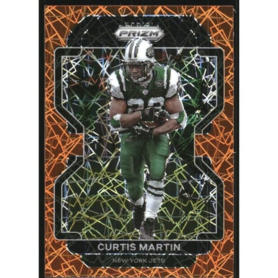 2021 Panini Prizm Prizms Lazer #92 Curtis Martin