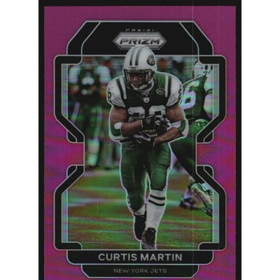 2021 Panini Prizm Prizms Pink #92 Curtis Martin