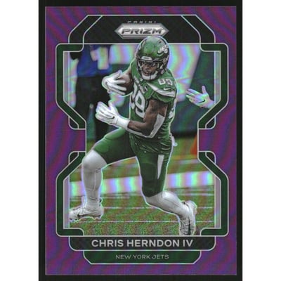 2021 Panini Prizm Prizms Purple #87 Chris Herndon IV