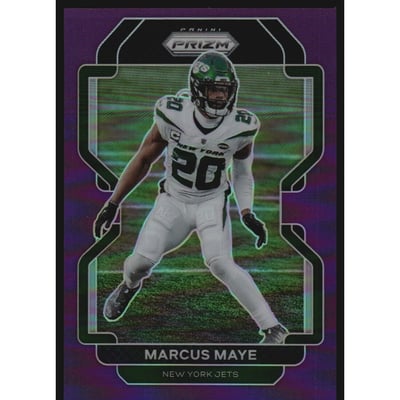 2021 Panini Prizm Prizms Purple #91 Marcus Maye