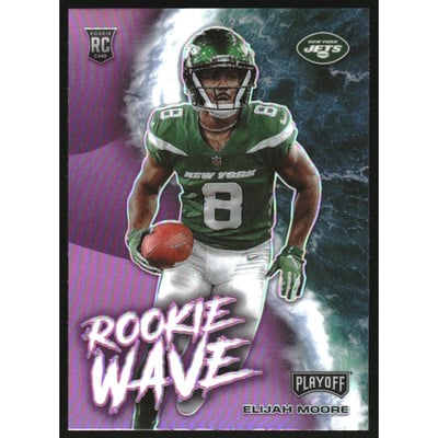 2021 Playoff Rookie Wave Pink #6 Elijah Moore