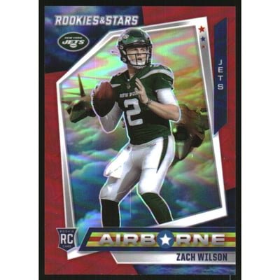 2021 Rookies and Stars Airborne Red #17 Zach Wilson