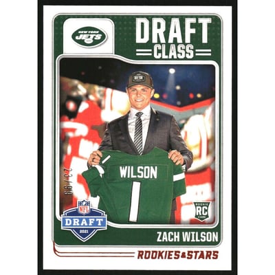 2021 Rookies and Stars Draft Class Orange #2 Zach Wilson