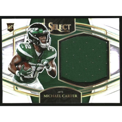 2021 Select Jumbo Rookie Swatch Prizm #27 Michael Carter