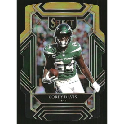 2021 Select Prizm Black and Gold Die Cut #227 Corey Davis