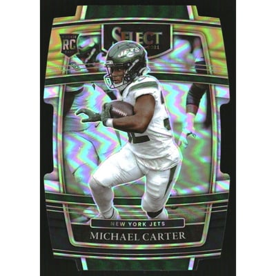 2021 Select Prizm Black and Gold Die Cut #71 Michael Carter