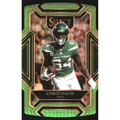 2021 Select Prizm Neon Green Die Cut #227 Corey Davis