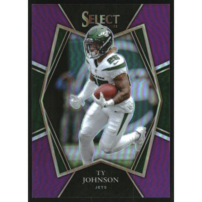 2021 Select Prizm Purple #127 Ty Johnson