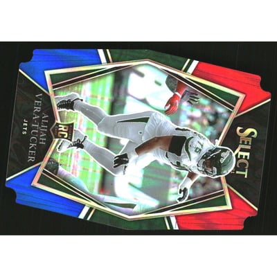 2021 Select Prizm Red and Blue Die Cut #186 Alijah Vera-Tucker