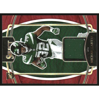 2021 Select Rookie Swatches Prizm Red #18 Michael Carter