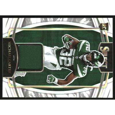 2021 Select Rookie Swatches Prizm White #18 Michael Carter
