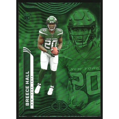 2022 Panini Illusions Emerald #75 Breece Hall