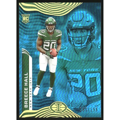2022 Panini Illusions Light Blue #75 Breece Hall