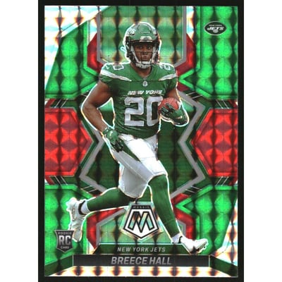 2022 Panini Mosaic Mosaic Choice Red and Green #307 Breece Hall