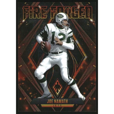 2022 Panini Phoenix Fire Forged Bronze #4 Joe Namath