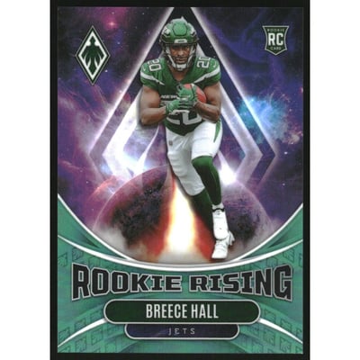 2022 Panini Phoenix Rookie Rising Teal #7 Breece Hall