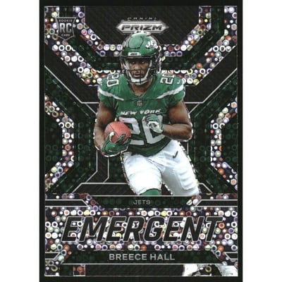 2022 Panini Prizm Emergent Prizms No Huddle #11 Breece Hall