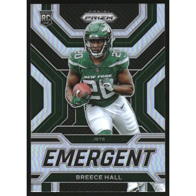 2022 Panini Prizm Emergent Prizms Silver #11 Breece Hall