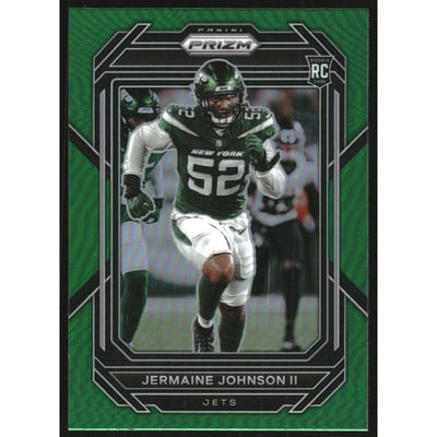 2022 Panini Prizm Prizms Green #375 Jermaine Johnson II