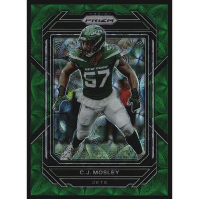 2022 Panini Prizm Prizms Green Scope #231 C.J. Mosley