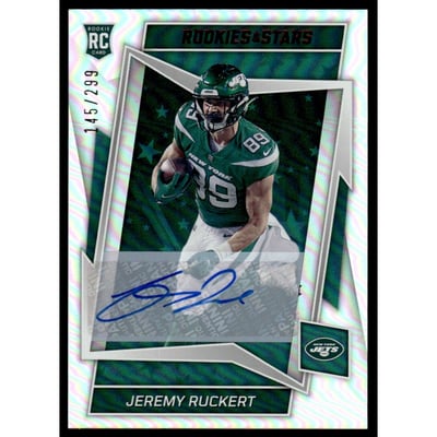 2022 Rookies and Stars Signatures #166 Jeremy Ruckert/299