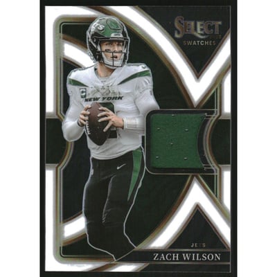 2022 Select Select Swatches Prizm White #11 Zach Wilson
