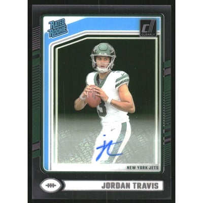 2024 Clearly Donruss Clearly Rated Rookie Autographs #95 Jordan Travis