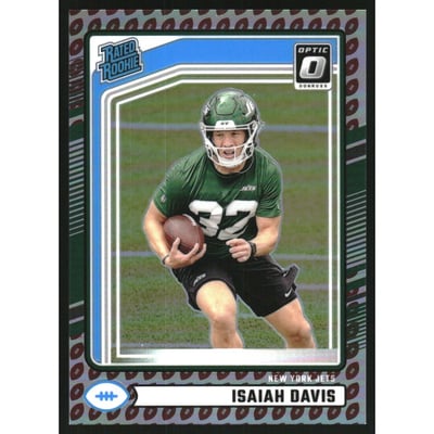 2024 Donruss Optic Rated Rookies Preview Football Emoji #386 Isaiah Davis