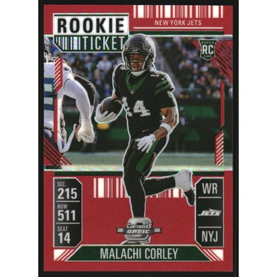 2024 Panini Contenders Optic Red #85 Malachi Corley