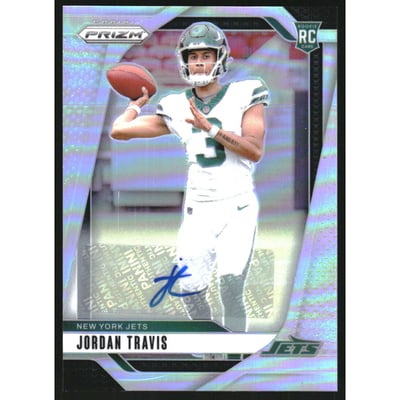 2024 Panini Prizm Autographs Prizms Silver #359 Jordan Travis