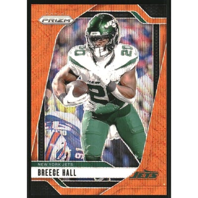 2024 Panini Prizm Prizms Orange Wave #223 Breece Hall