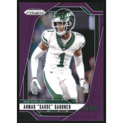 2024 Panini Prizm Prizms Purple #226 Ahmad Gardner