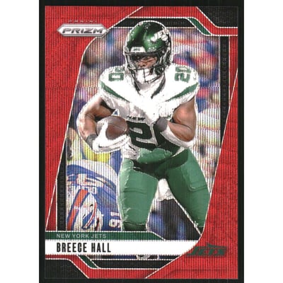 2024 Panini Prizm Prizms Red Wave #223 Breece Hall