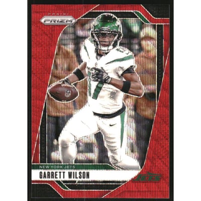 2024 Panini Prizm Prizms Red Wave #224 Garrett Wilson