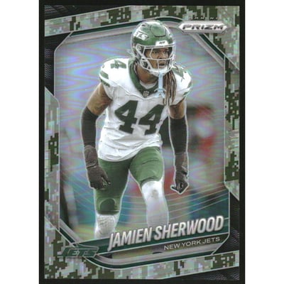 2025 Panini Prizm Prizms Forest Camo #221 Jamien Sherwood