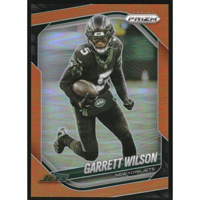 2025 Panini Prizm Prizms Orange #178 Garrett Wilson